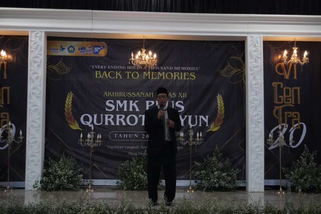Tasyakur Akhirussanah dan Pelepasan Siswa Kelas XII SMK Plus Qurrota Ayun